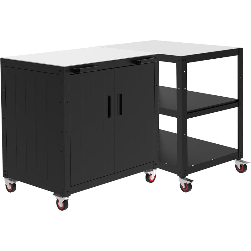 Outdoor Grill Cart with Storage