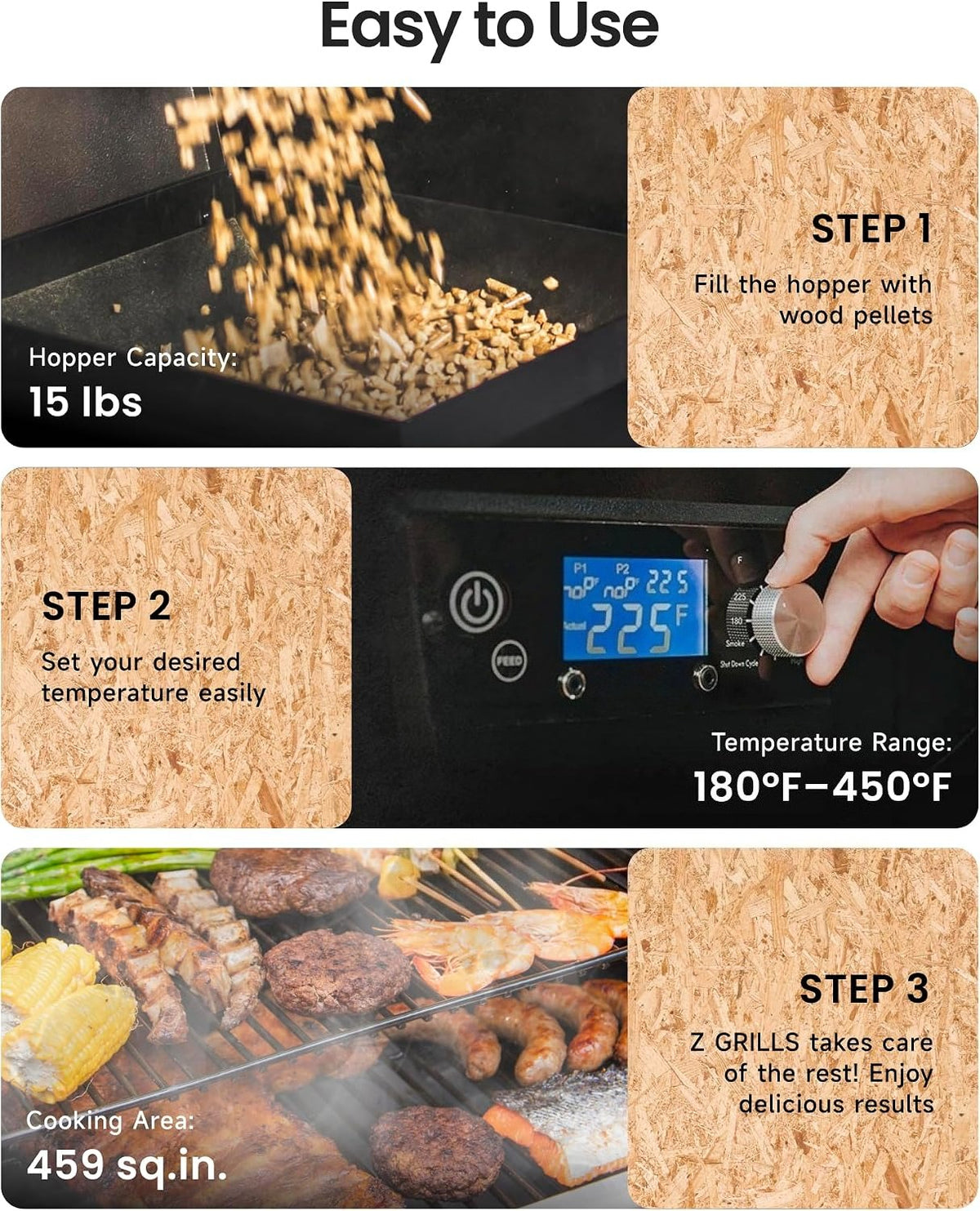 PID Controlled Pellet Smoker Grill