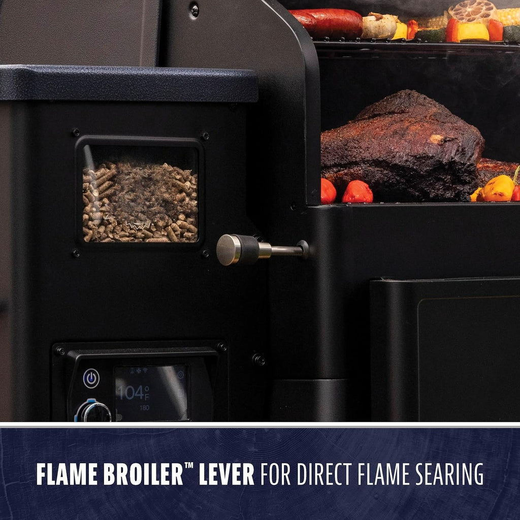WiFi‑Bluetooth Wood Pellet Grill & Smoker