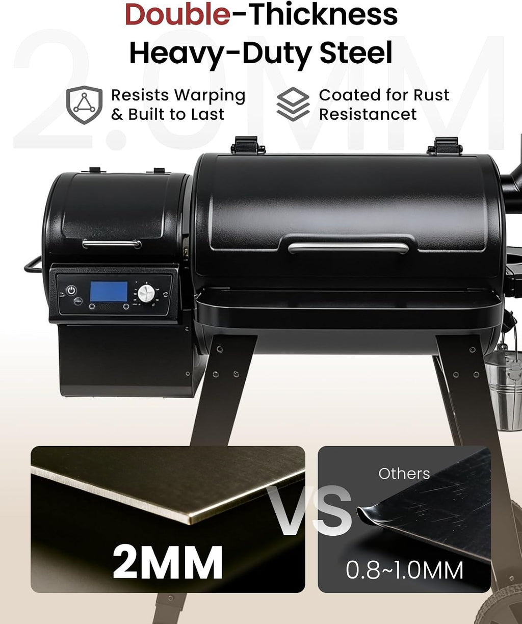 PID Wood Pellet Grill & Smoker
