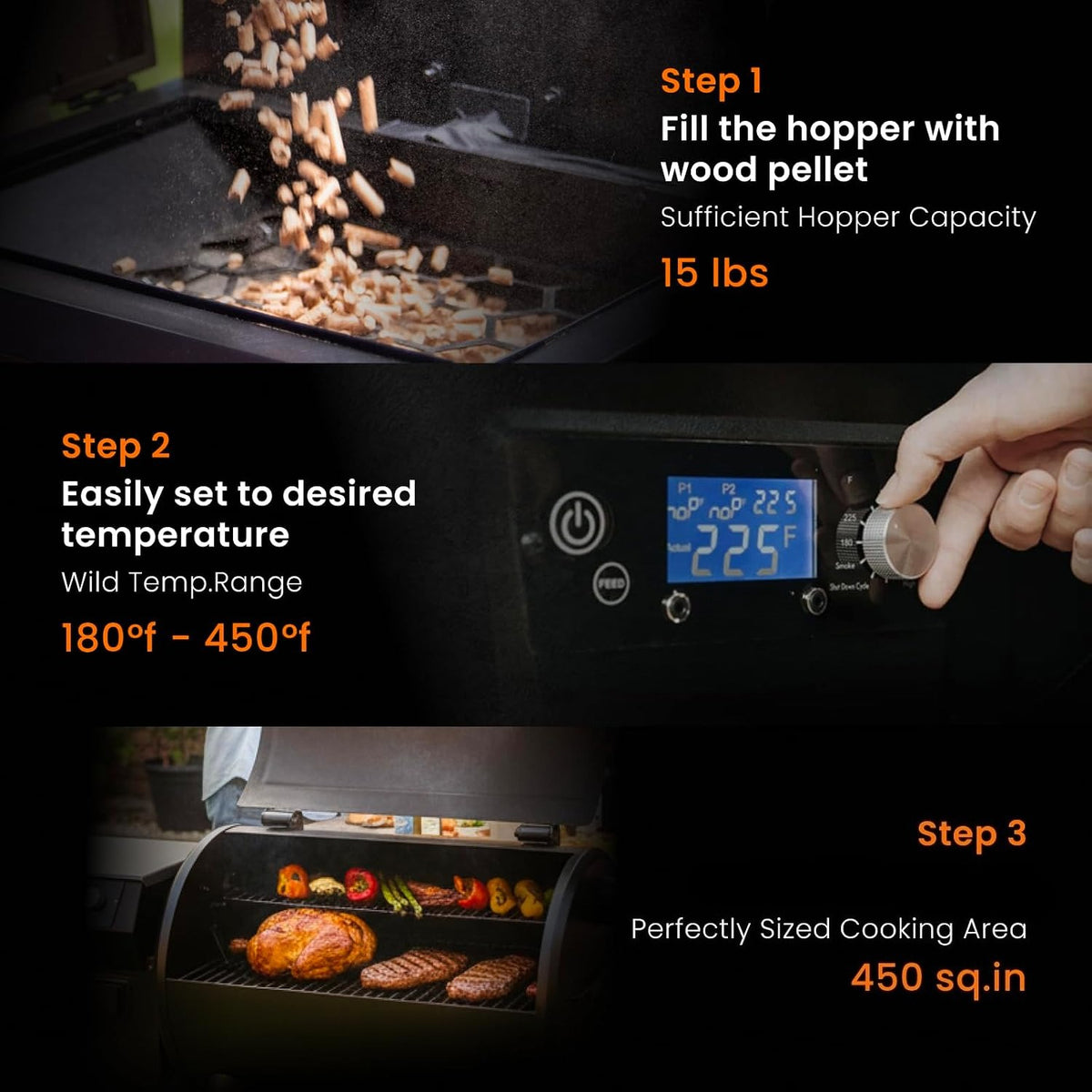 PID 3.0 Electric Pellet Grill & Smoker