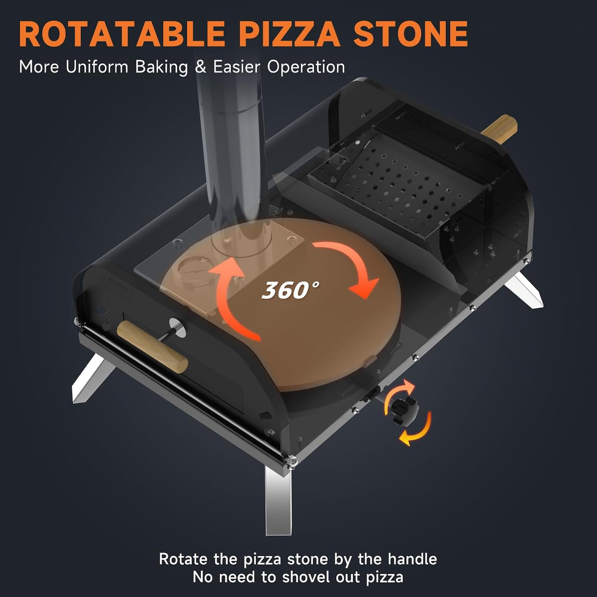 Portable Wood‑Fired Outdoor Pizza Oven