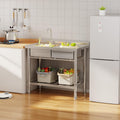 Freestanding Stainless Steel Utility Sink