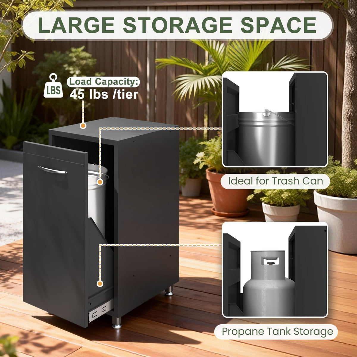 5‑Piece Modular Outdoor Kitchen Island Set