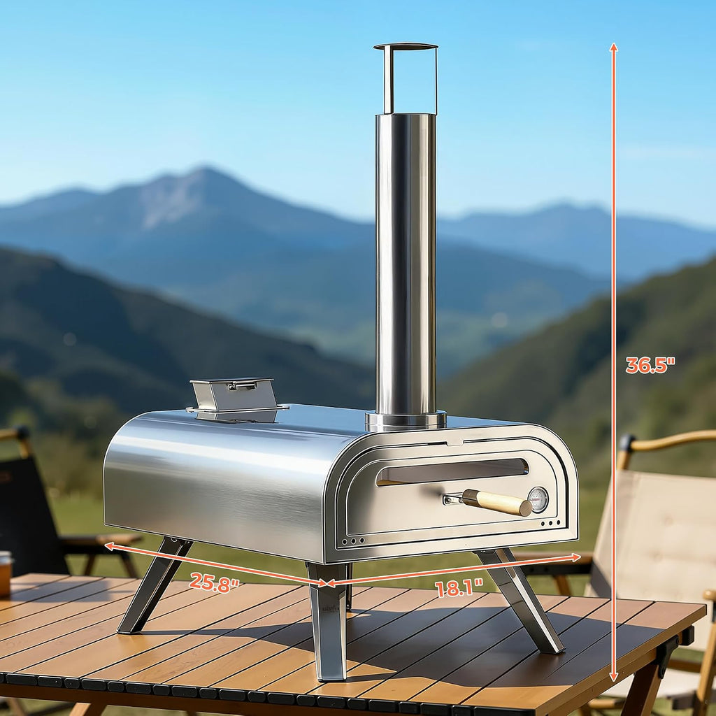 Multi‑Fuel Portable Outdoor Pizza Oven