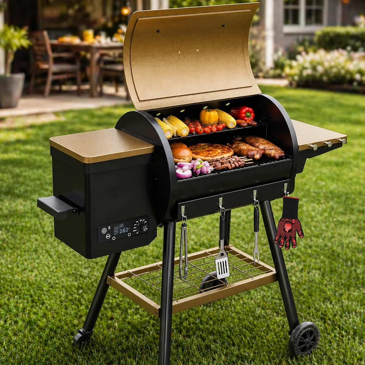 Electric Wood Pellet Grill & Smoker