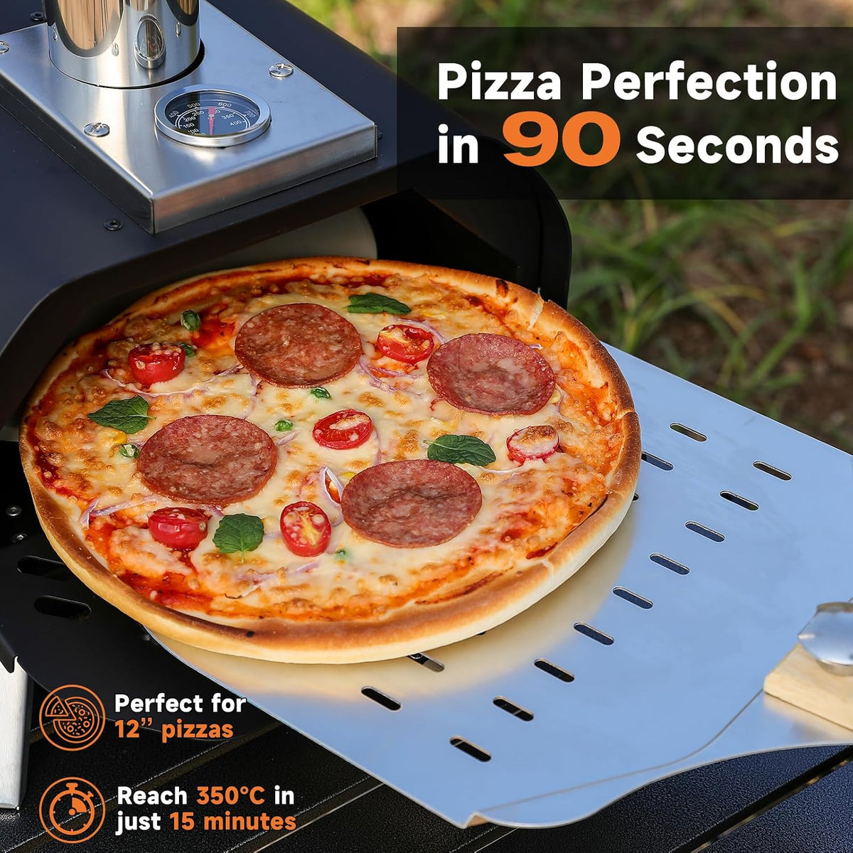 Portable Wood‑Fired Outdoor Pizza Oven