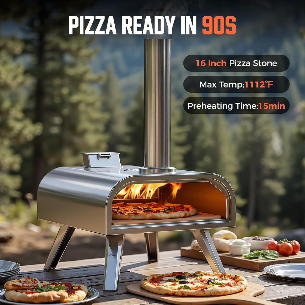 Multi‑Fuel Portable Outdoor Pizza Oven