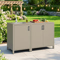 Aluminum Outdoor Kitchen Cabinet with Sink