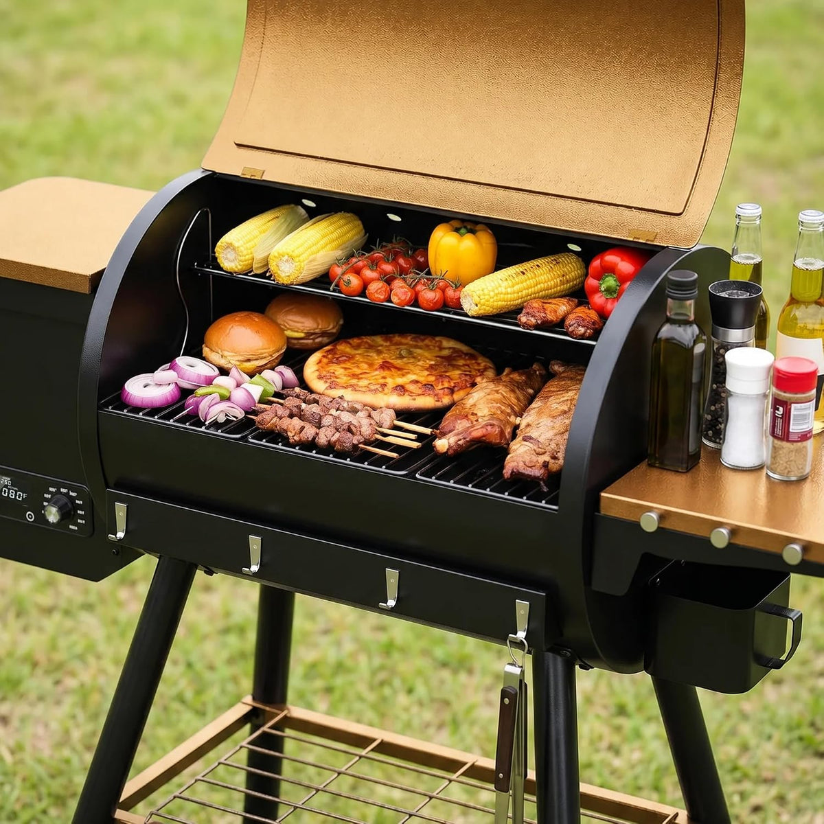 Electric Wood Pellet Grill & Smoker