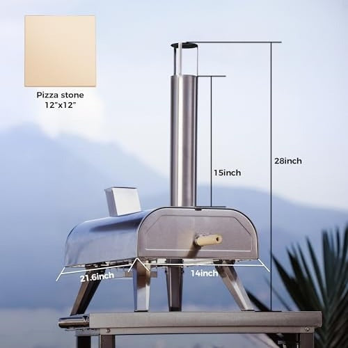 Multi‑Fuel Portable Outdoor Pizza Oven