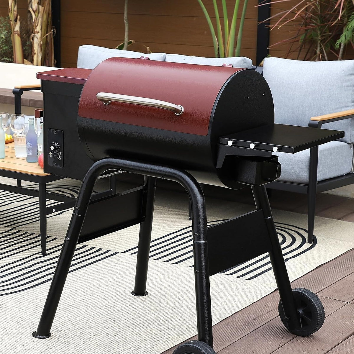 Wood Pellet Grill Smoker for BBQ