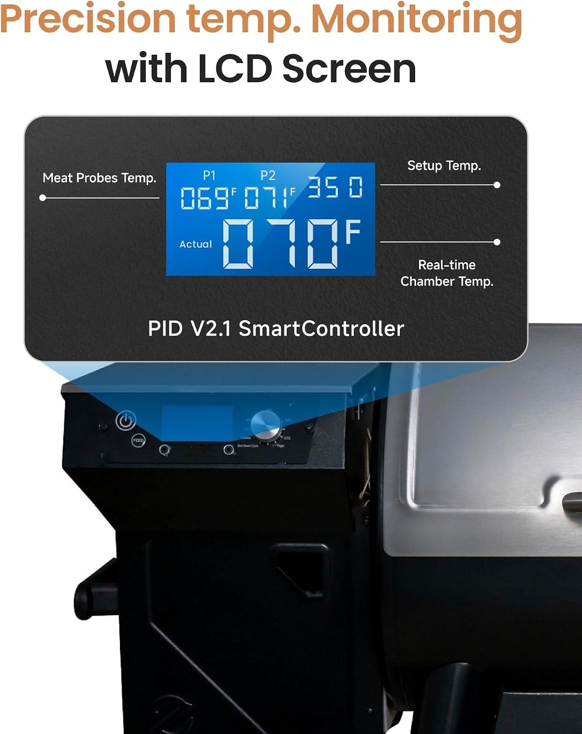 PID Controlled Pellet Smoker Grill