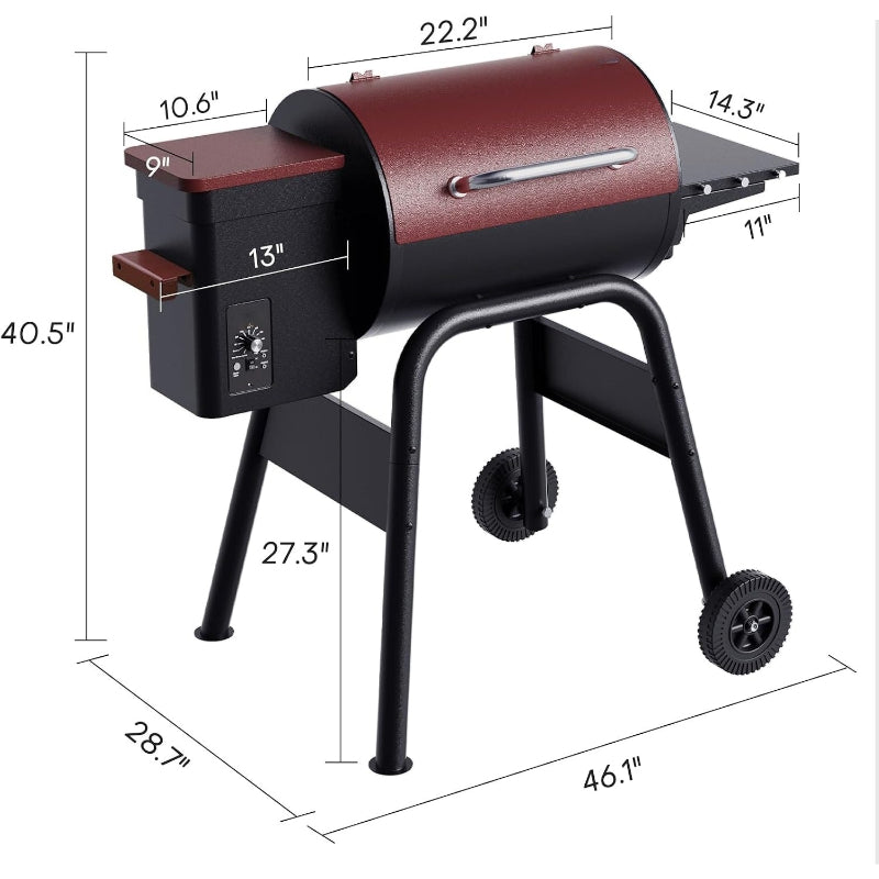 Wood Pellet Grill Smoker for BBQ