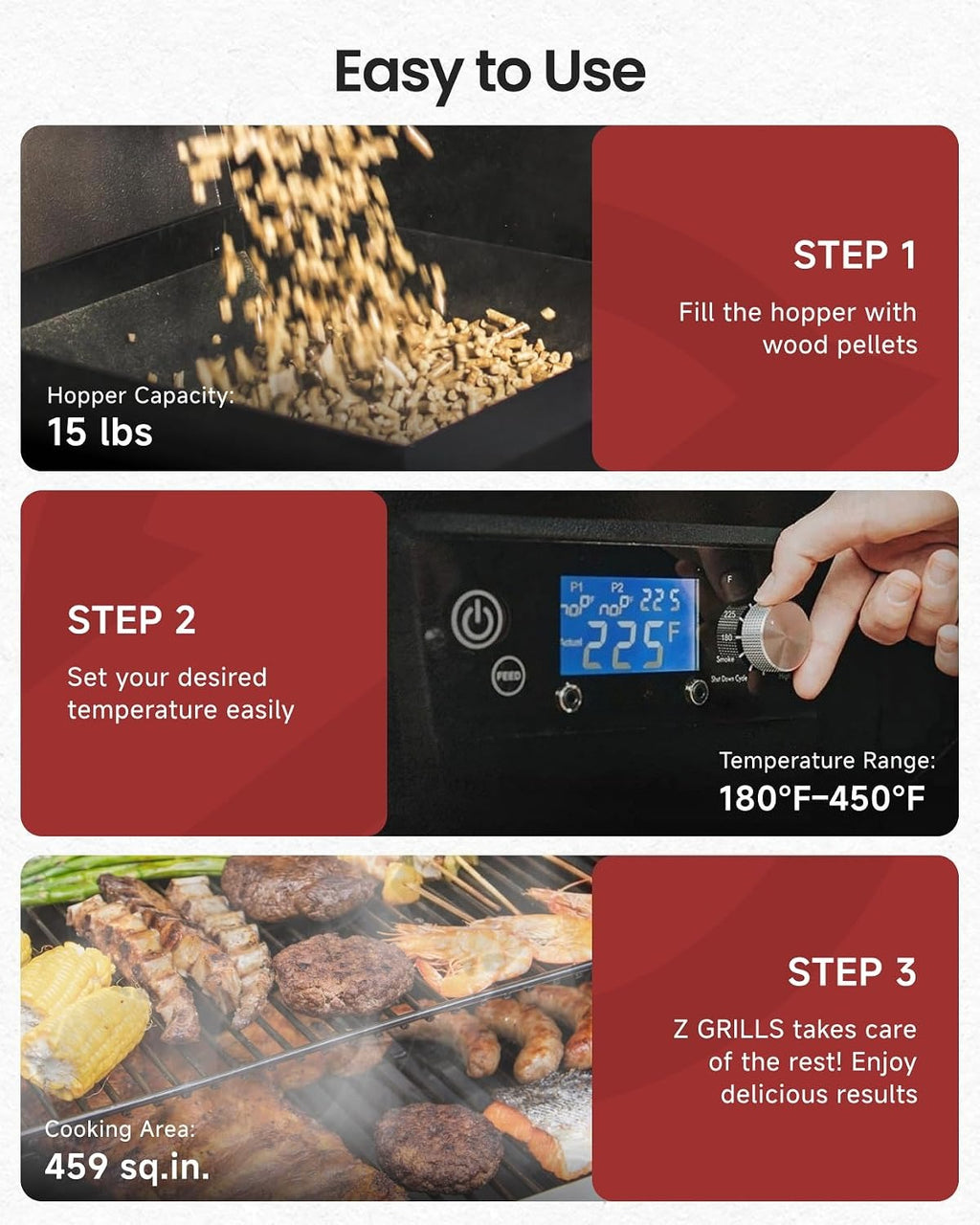PID Wood Pellet Grill & Smoker